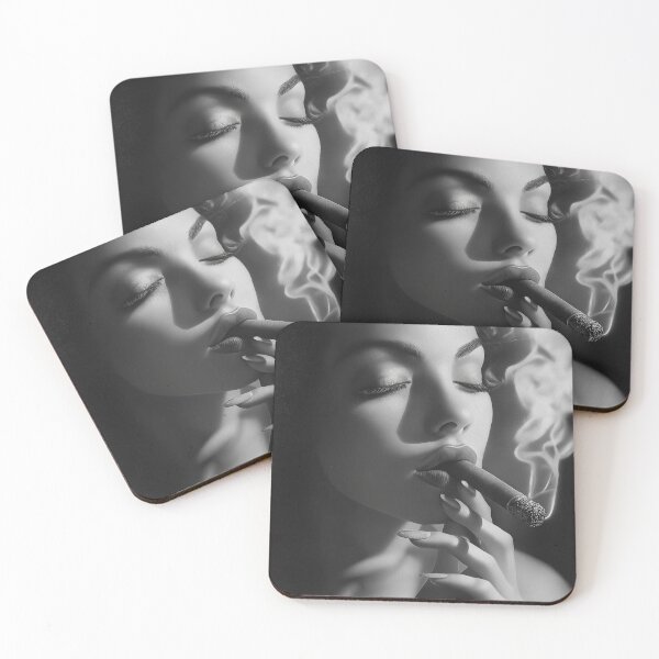 Item preview, Women Smoking Black & White designed and sold by dezignedbytaj.