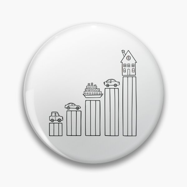 Item preview, Bar chart with house, car, and cruise ship designed and sold by rasagamastore.