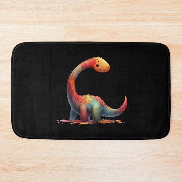 Item preview, Kawaii Sketchy Autumn Dinosaur Brontosaurus designed and sold by TomFrontierArt.