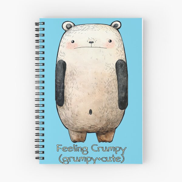Item preview, Feeling Crumpy (grumpy+cute) - Grumpy Panda Wants Love designed and sold by Artlizzard.