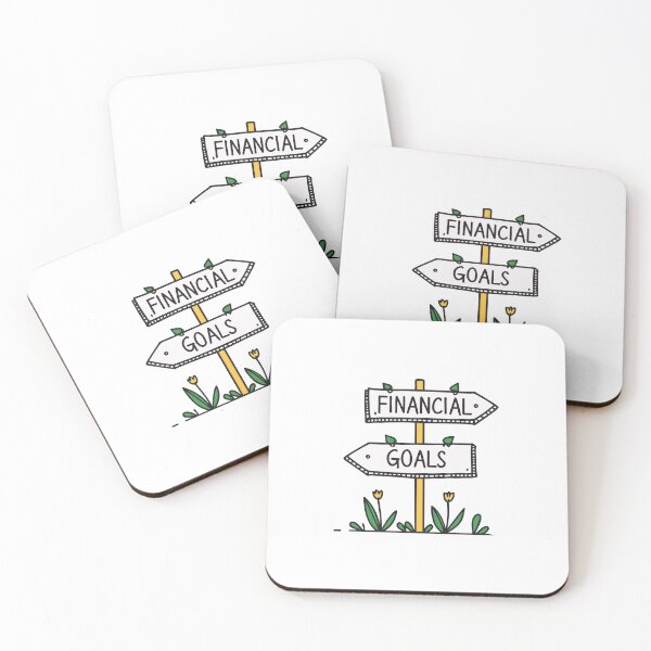 Item preview, Financial Goals Sign directions designed and sold by rasagamastore.