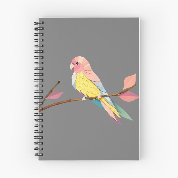 Item preview, Pequeño loro fondo gris designed and sold by FridaMoo.