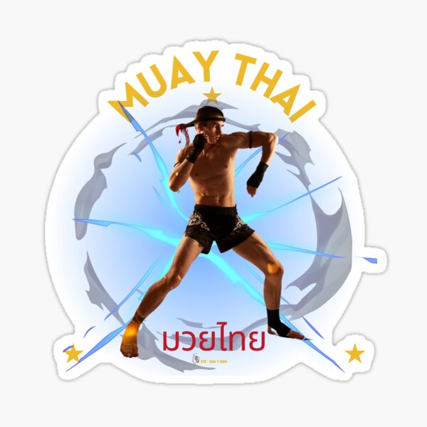 Item preview, Muay Thai, T-shirt and sticker designed and sold by WacNehemiah.