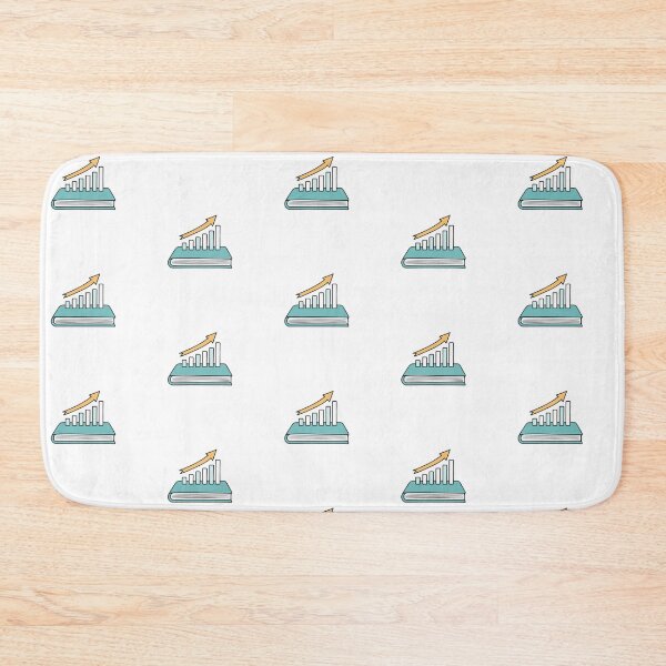 Item preview, Illustration of book and rising bar chart graph designed and sold by rasagamastore.