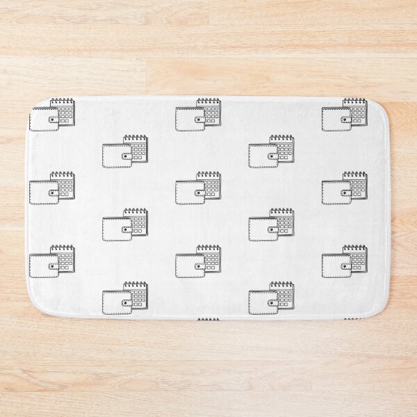 Item preview, Opened Wallet with a calendar beside designed and sold by rasagamastore.