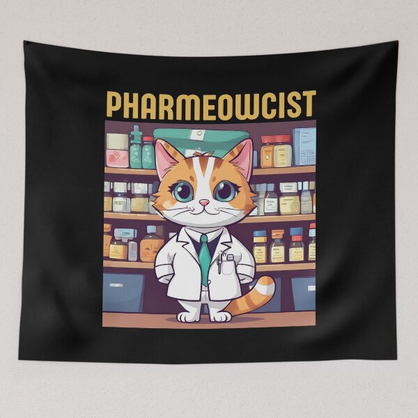 Item preview, Funny Pharmacy Cat  designed and sold by sydney-syder.