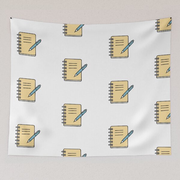 Item preview, Illustration of a notebook with a pen designed and sold by rasagamastore.