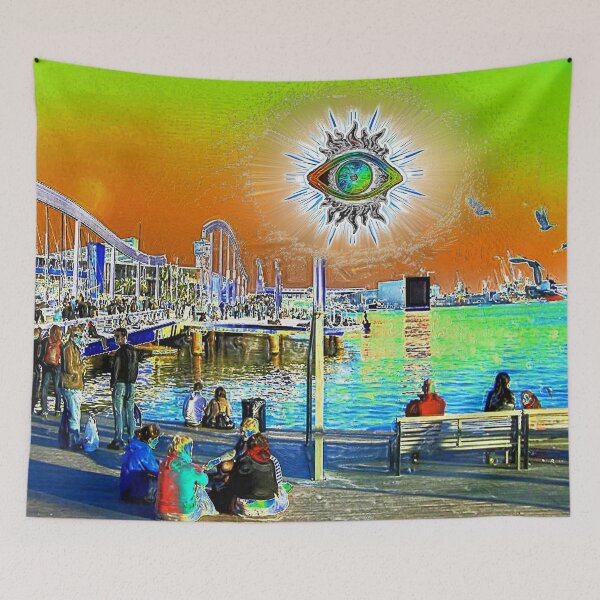 Item preview, Copy of FlamingEyeFluorescence/Onlookers designed and sold by Klaus Bremner (Autotelic Art).