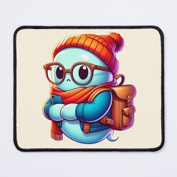 Item preview, Introvert Cute sheet ghost back to school, college,cute ghost wearing glasses, headphone, Bennie designed and sold by droverashop.