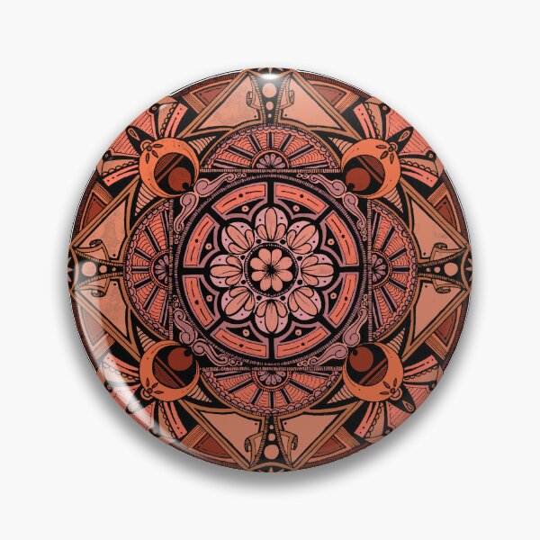 Item preview, Orange Mandala  designed and sold by C.A.O.S. Crazy Amount Of Stuff.