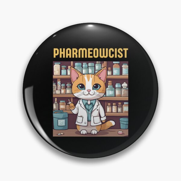 Item preview, Funny Pharmacist Cat  designed and sold by sydney-syder.