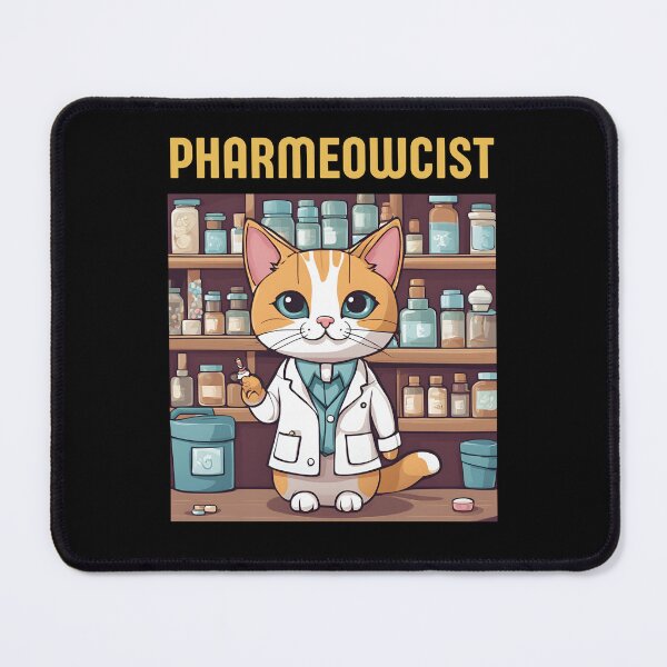 Item preview, Funny Pharmacist Cat designed and sold by sydney-syder.