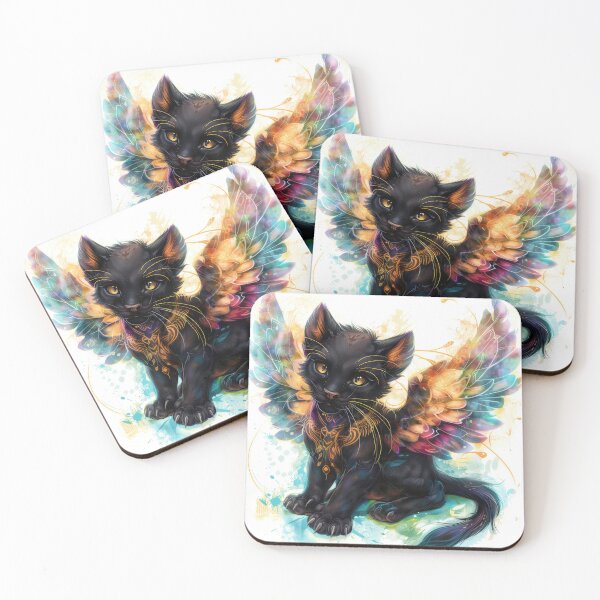 Item preview, Cat with wings designed and sold by ARTelierDigital.