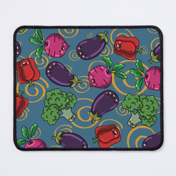 Item preview, Swirly Veg-blue designed and sold by Bop!.