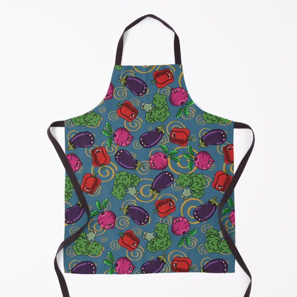 Item preview, Swirly Veg-blue designed and sold by Bop!.