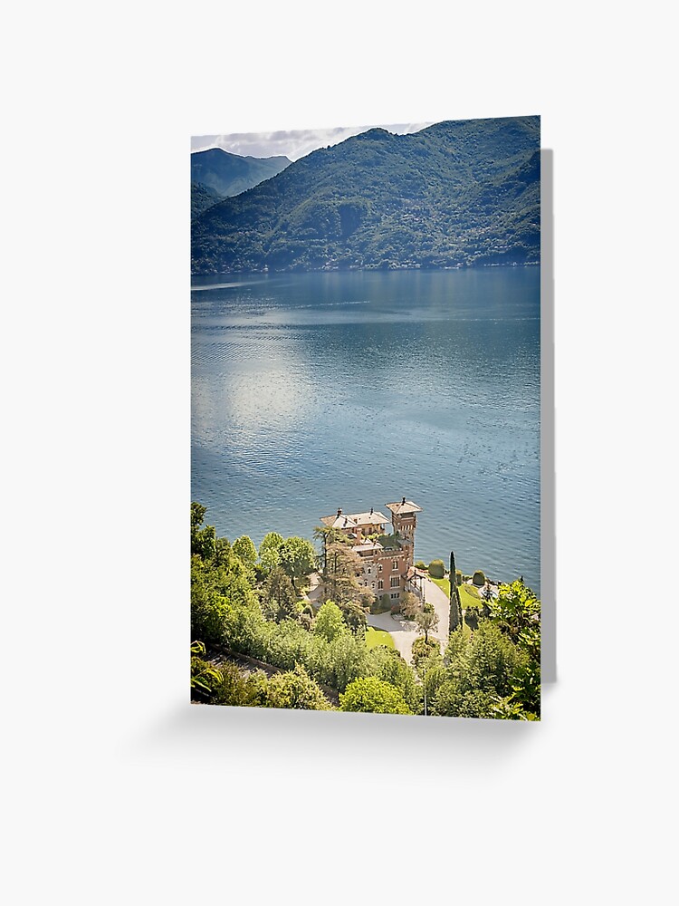 Villa La Gaeta Lake Como Italy Greeting Card By Joancarroll