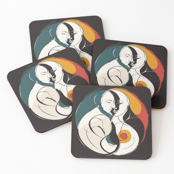 Item preview, Yin and Yang Personified – Balanced Opposites in Harmony designed and sold by Inkbourne Studio.