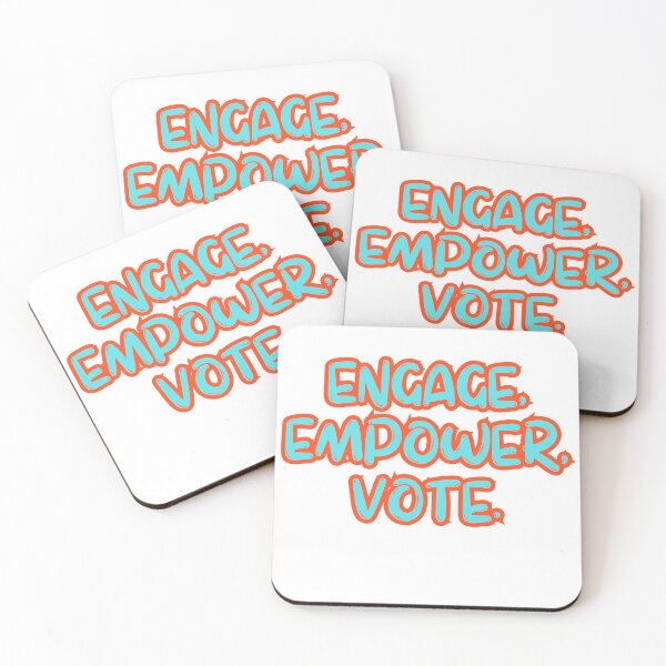 Item preview, Engage, empower, vote. designed and sold by rawaart1.