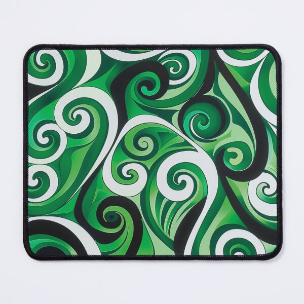 Item preview, New Zealand Māori Paua Pattern Koru Design Art designed and sold by GrinGalore.