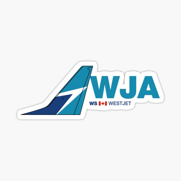 Item preview, Westjet Airlines Boeing 737-800 Tail designed and sold by MinimalistAir.