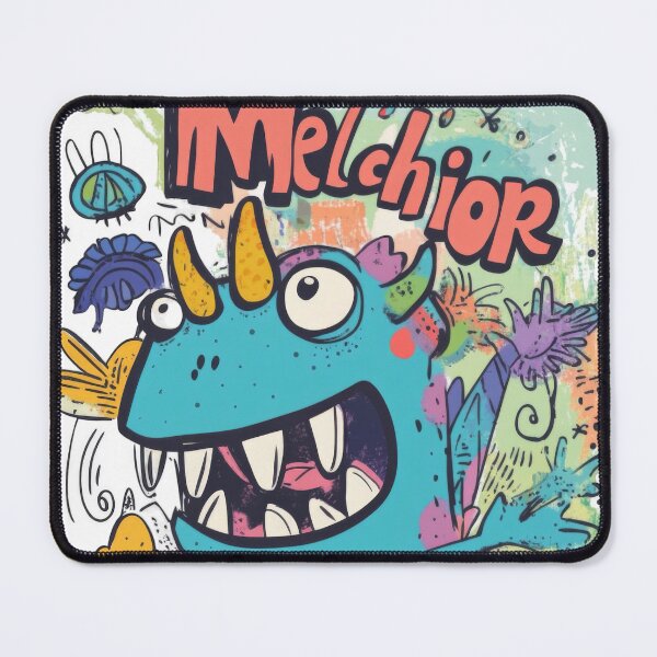 Item preview, Little monster Melchior designed and sold by WickerStudio.