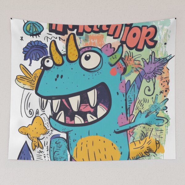 Item preview, Little monster Melchior designed and sold by WickerStudio.