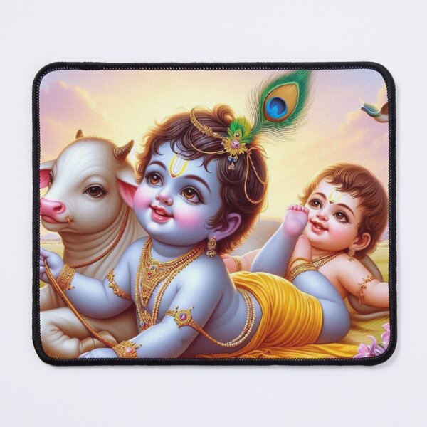 Item preview, Krishna cute lovely Art of Love designed and sold by Eshant.