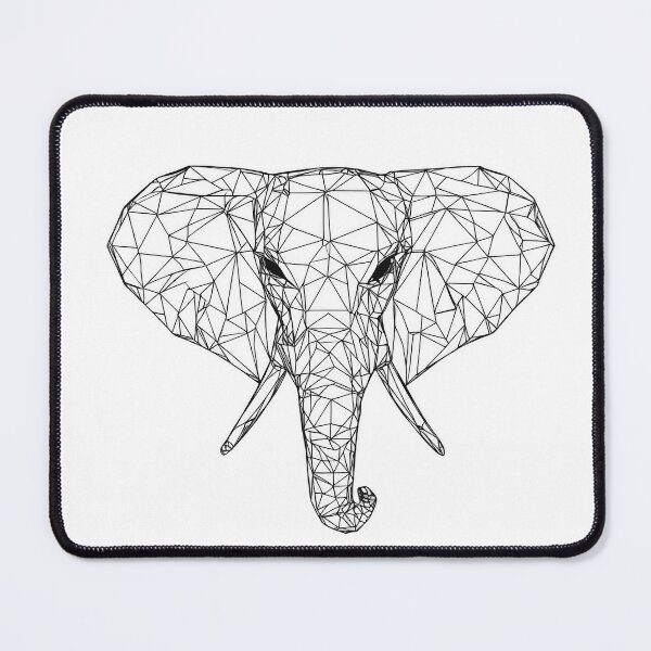 Item preview, Elephant line art designed and sold by WickerStudio.