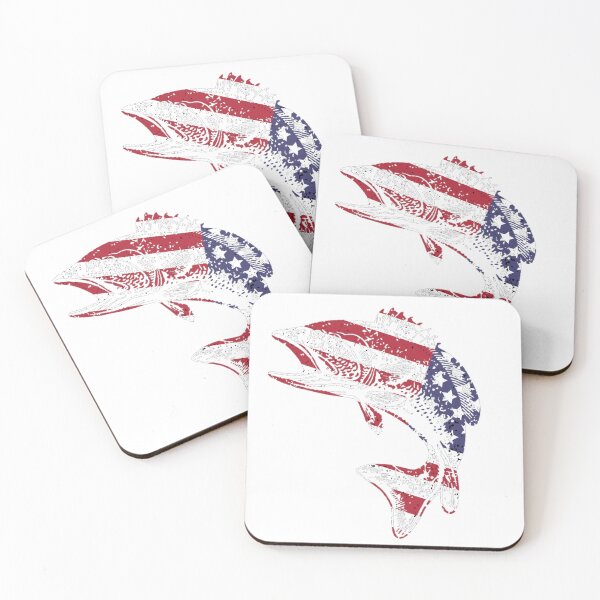 Item preview, Largemouth Bass USA Flag Themed Apparel designed and sold by LAPRADEENT.