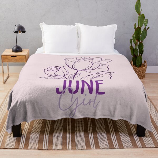 Item preview, June Girl, minimalist Rose June Birth Flower for June Birthday Girls designed and sold by lagunaklein.