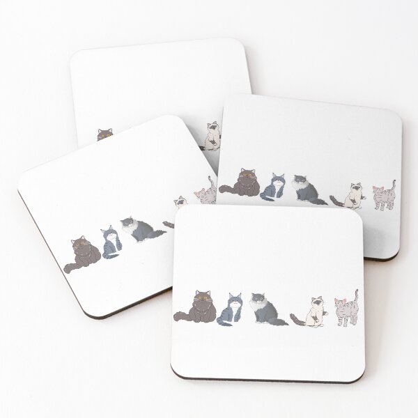 Item preview, Gray cats designed and sold by Sara Raad.