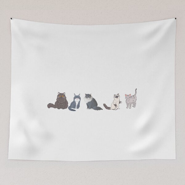 Item preview, Gray cats designed and sold by Sara Raad.