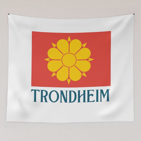 Item preview, Flag of Trondheim, Norway designed and sold by jeshands.