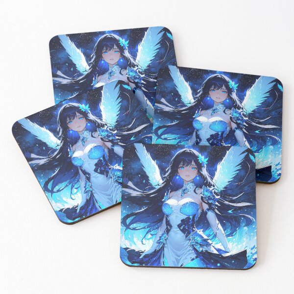Item preview, Anime princess portrait in a winter world art designed and sold by TheArtistOf2022.