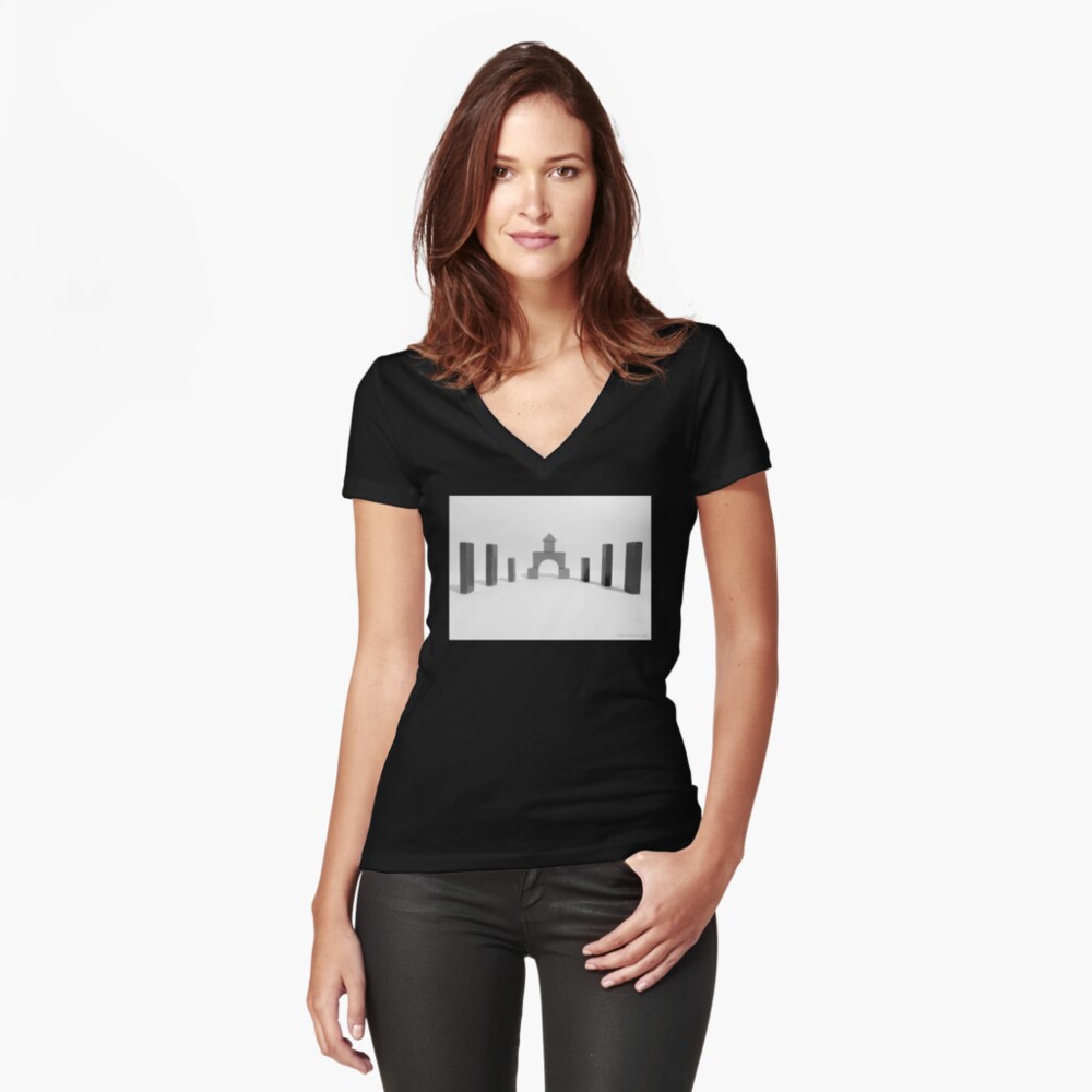 Item preview, Fitted V-Neck T-Shirt designed and sold by DannyGermansen.
