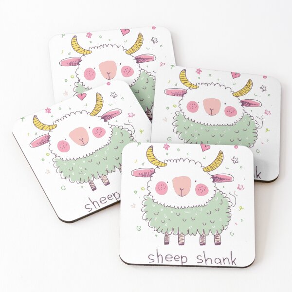 Item preview, Little monster Sheep Shank designed and sold by WickerStudio.