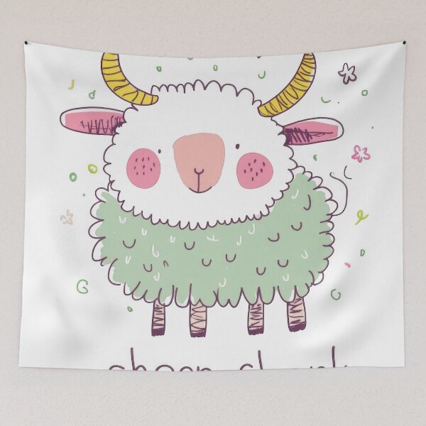Item preview, Little monster Sheep Shank designed and sold by WickerStudio.