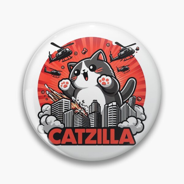Item preview, Catzilla Cat  designed and sold by ZAIKY DREAMS.