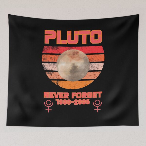 Item preview, PLUTO never forget 1930-2006 cool planetary dwarf planet space exploration design designed and sold by Jt41.