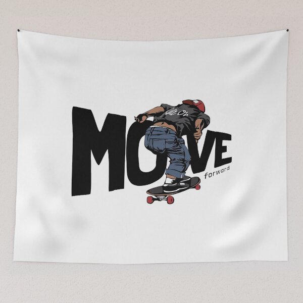 Item preview, Move Forward, Skateboarding designed and sold by Skateboard-Art.