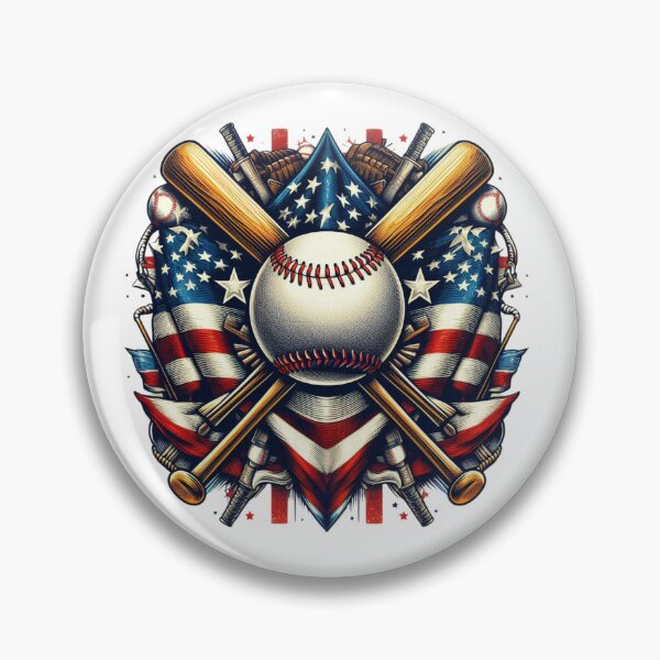 Item preview, Baseball,American Flag designed and sold by deniz kaya.
