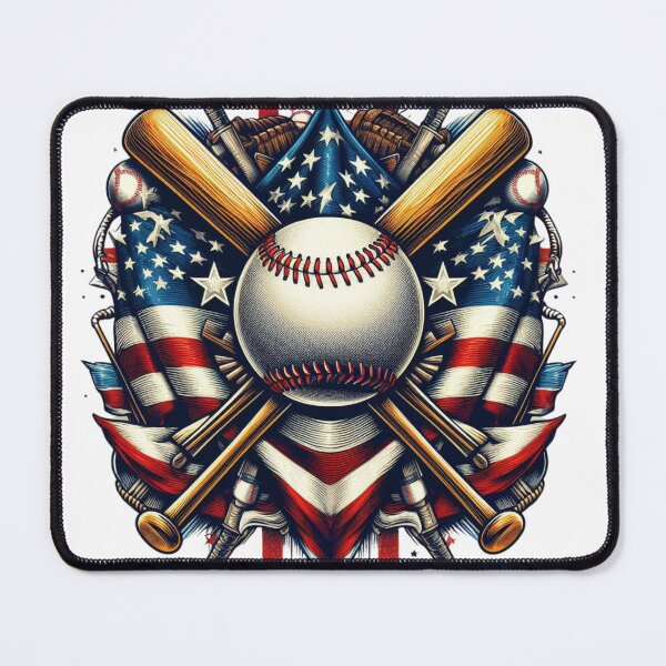 Item preview, Baseball,American Flag designed and sold by deniz kaya.