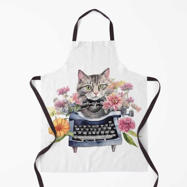 Item preview, typewriter flowers  designed and sold by PrintSnap.