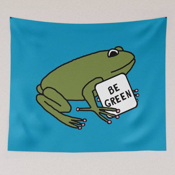 Item preview, Tree Frog Says Be Green designed and sold by ellenhenry.