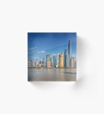 Morning Hours At The Bund Acrylic Block