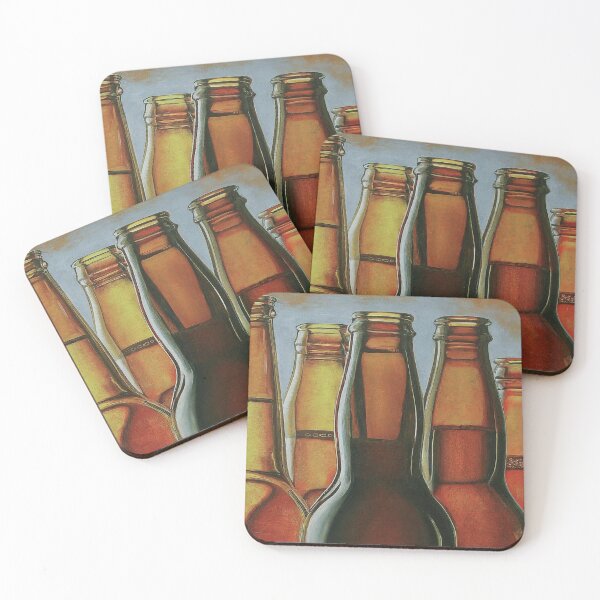 Item preview, Amber Hues: A Study of Glass Bottles designed and sold by ZenOfAIarts.