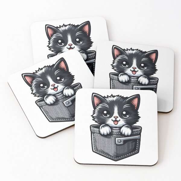 Item preview, Pocket Kitten: Adorable Peekaboo designed and sold by Canaba.
