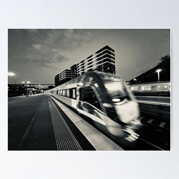 Item preview, The train keeps the city moving and the pulse alive  designed and sold by PictureParadigm.