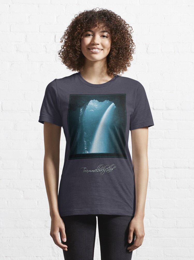Alternate view of Trümmelbachfälle: cyan 2 (T-Shirt) Essential T-Shirt