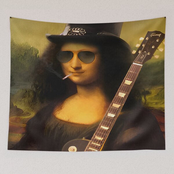 Item preview, Mona Lisa Funny Music Lover designed and sold by Teetans.